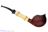 Blue Room Briars is proud to present this Thomas James Pipe Sandblast Ace of Spades with Bamboo