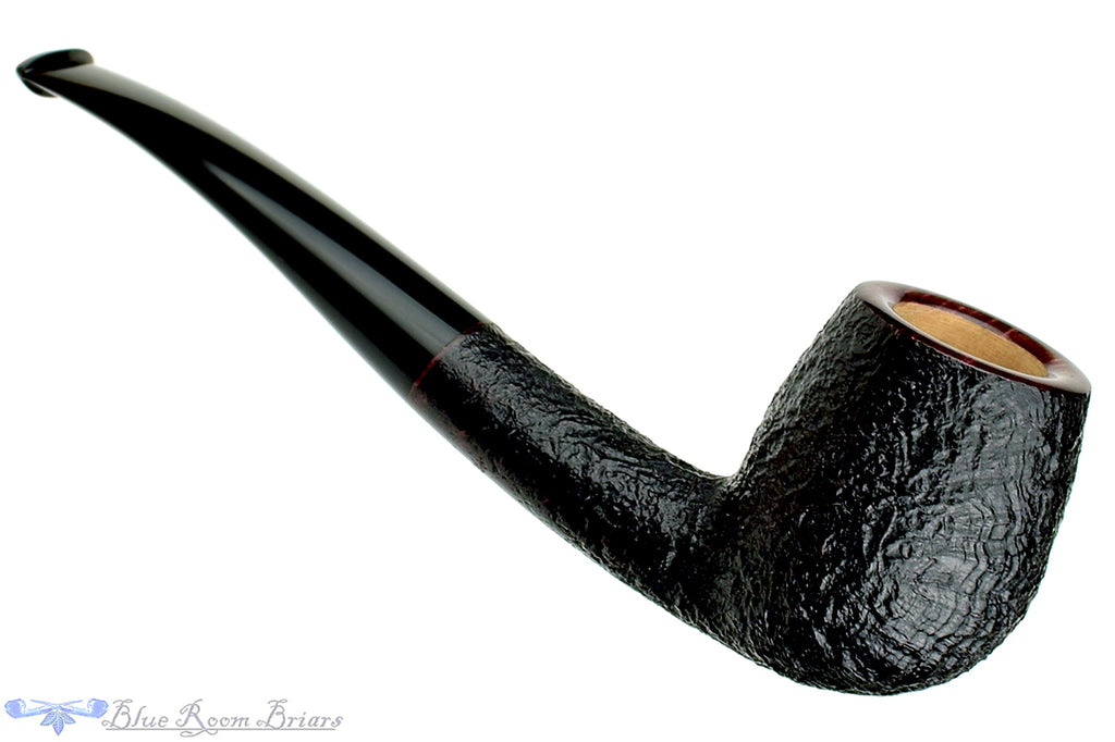 Blue Room Briars is proud to present this Jesse Jones Pipe Black Blast Bent Billiard