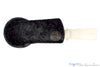 Blue Room Briars is proud to present this Benjamin Westerheide Pipe 1/4 Bent Reverse Calabash Driftwood Egg with Teardrop Shank and Military Mount