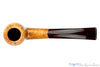 Blue Room Briars is proud to present this Jesse Jones Pipe 1/2 Bent Smooth Natural Billiard with Brindle