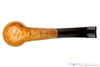 Blue Room Briars is proud to present this Jesse Jones Pipe 1/2 Bent Smooth Natural Billiard with Brindle