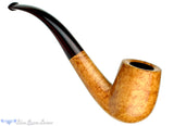 Blue Room Briars is proud to present this Jesse Jones Pipe 1/2 Bent Smooth Natural Billiard with Brindle
