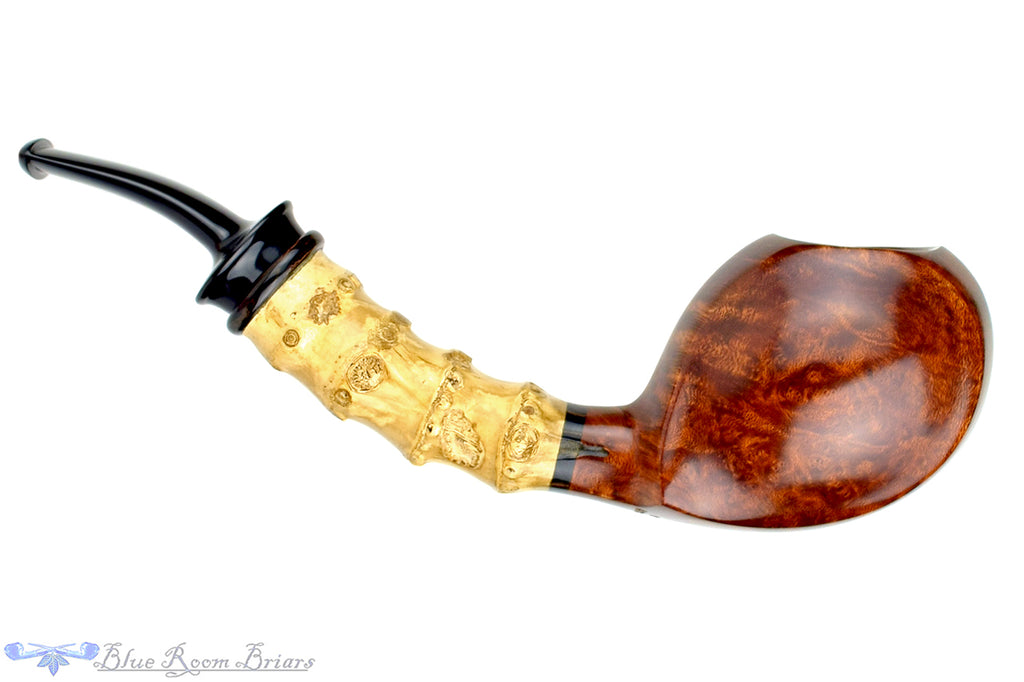Blue Room Briars is proud to present this Sergey Cherepanov Pipe Bent Bamboo Blowfish