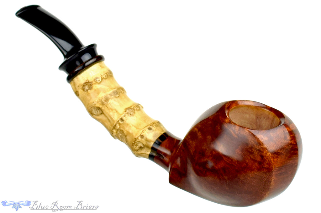 Blue Room Briars is proud to present this Sergey Cherepanov Pipe Bent Bamboo Blowfish