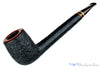 Blue Room Briars is proud to present this Jerry Crawford Pipe Black Blast Canadian with Ox Horn and Brindle