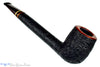Blue Room Briars is proud to present this Jerry Crawford Pipe Black Blast Canadian with Ox Horn and Brindle
