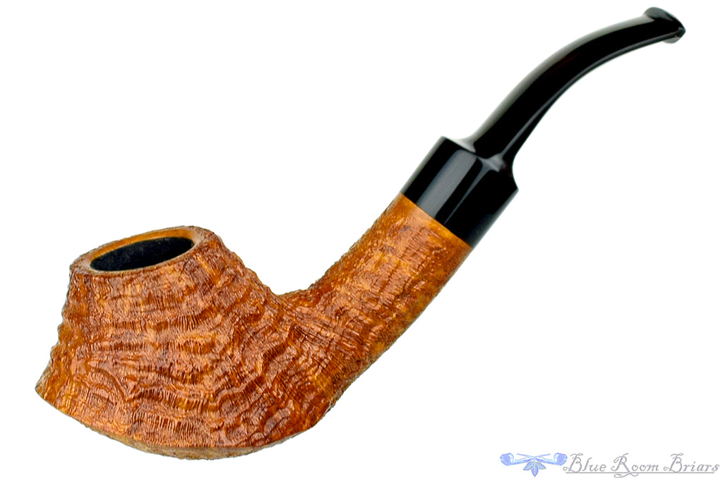Blue Room Briars is proud to present this Clark Layton Pipe Bent Ring Blast Volcano