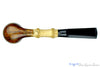 Blue Room Briars is proud to present this George Boyadjiev Pipe 111 B Grade Billiard with Bamboo