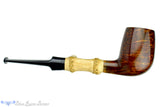 Blue Room Briars is proud to present this George Boyadjiev Pipe 111 B Grade Billiard with Bamboo