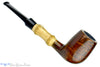Blue Room Briars is proud to present this George Boyadjiev Pipe 111 B Grade Billiard with Bamboo
