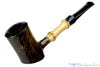 Blue Room Briars is proud to present this George Boyadjiev Pipe 119 B Grade Poker Sitter with Bamboo