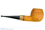 Blue Room Briars is proud to present this Jerry Crawford Pipe Tan Blast Apple with Ox Horn