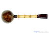 Blue Room Briars is proud to present this Steve Morrisette Pipe Bamboo Shank Almond with Brindle