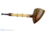 Blue Room Briars is proud to present this Steve Morrisette Pipe Bamboo Shank Almond with Brindle