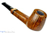 Blue Room Briars is proud to present this Steve Morrisette Pipe Panel Shank Billiard Sitter with Tiger Maple and Mother of Pearl