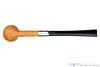 Blue Room Briars is proud to present this Jesse Jones Pipe Tan Blast Bing Billiard with Wide Silver Band