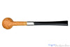 Blue Room Briars is proud to present this Jesse Jones Pipe Tan Blast Bing Billiard with Wide Silver Band