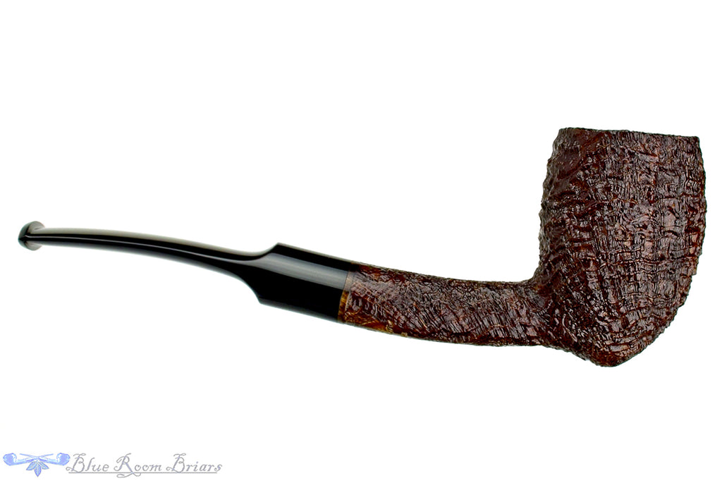 Blue Room Briars is proud to present this Clark Layton Pipe 1/8 Bent Ring Blast Acorn