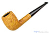 Blue Room Briars is proud to present this Clark Layton Pipe Tan Blast Billiard with Brindle