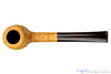 Blue Room Briars is proud to present this Clark Layton Pipe Tan Blast Billiard with Brindle