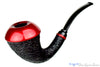 Blue Room Briars is proud to present this Jonas Rosengren Pipe Ring Blast Full Calabash with Anodized Aluminum