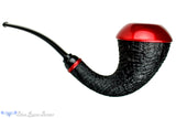 Blue Room Briars is proud to present this Jonas Rosengren Pipe Ring Blast Full Calabash with Anodized Aluminum