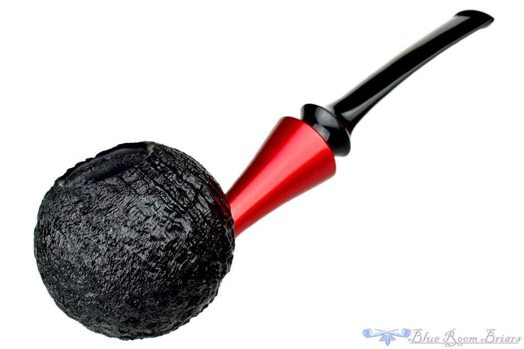 Blue Room Briars is proud to present this Jonas Rosengren Pipe Black Blast Globe with Anodized Aluminum