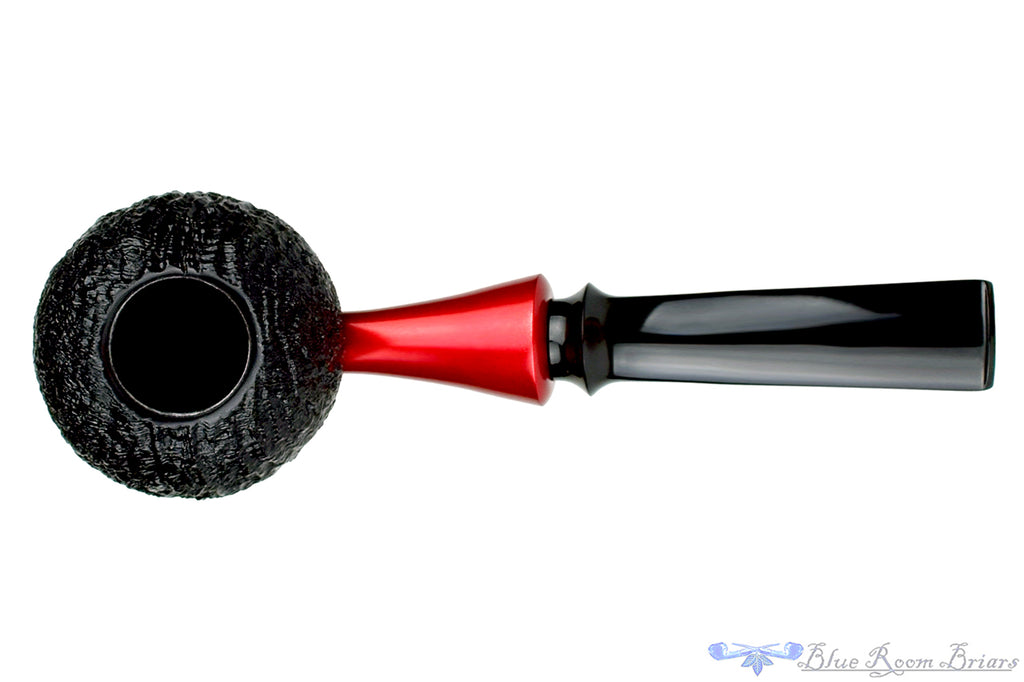 Blue Room Briars is proud to present this Jonas Rosengren Pipe Black Blast Globe with Anodized Aluminum