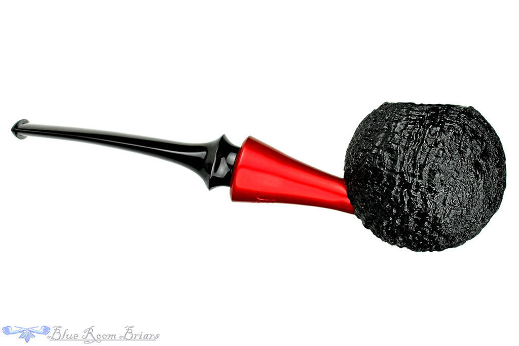 Blue Room Briars is proud to present this Jonas Rosengren Pipe Black Blast Globe with Anodized Aluminum