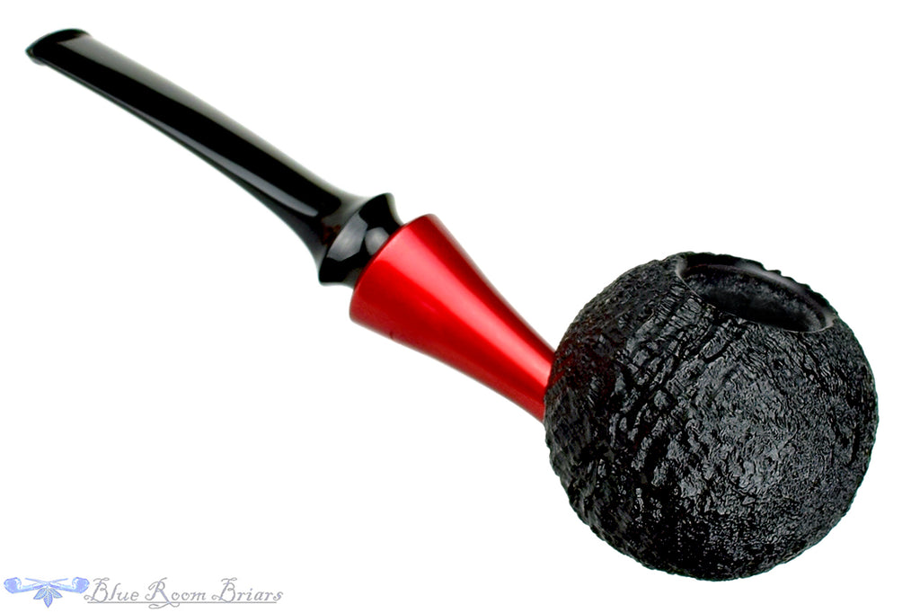 Blue Room Briars is proud to present this Jonas Rosengren Pipe Black Blast Globe with Anodized Aluminum