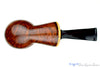 Blue Room Briars is proud to present this Tom Richard Pipe Smooth Danish Egg with Boxwood and Brindle Ebonite Insert