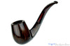 Jesse Jones Pipe 4519 1/2 Bent Diamond Shank Billiard with Brindle Stem