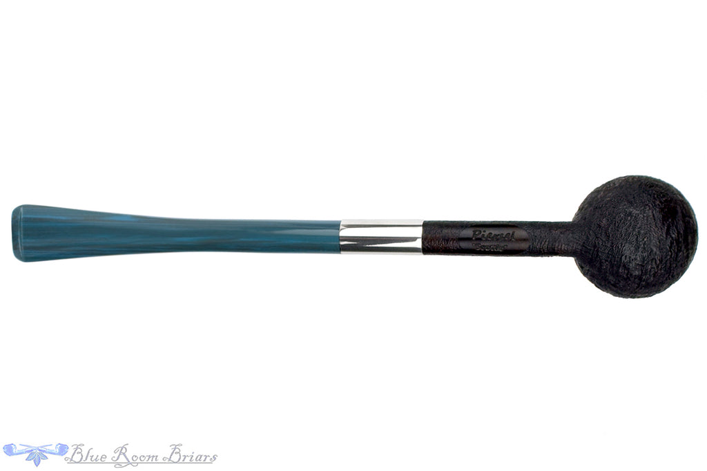 Blue Room Briars is Proud to Present this Scottie Piersel Pipe "Scottie" Sandblast Bing with Silver