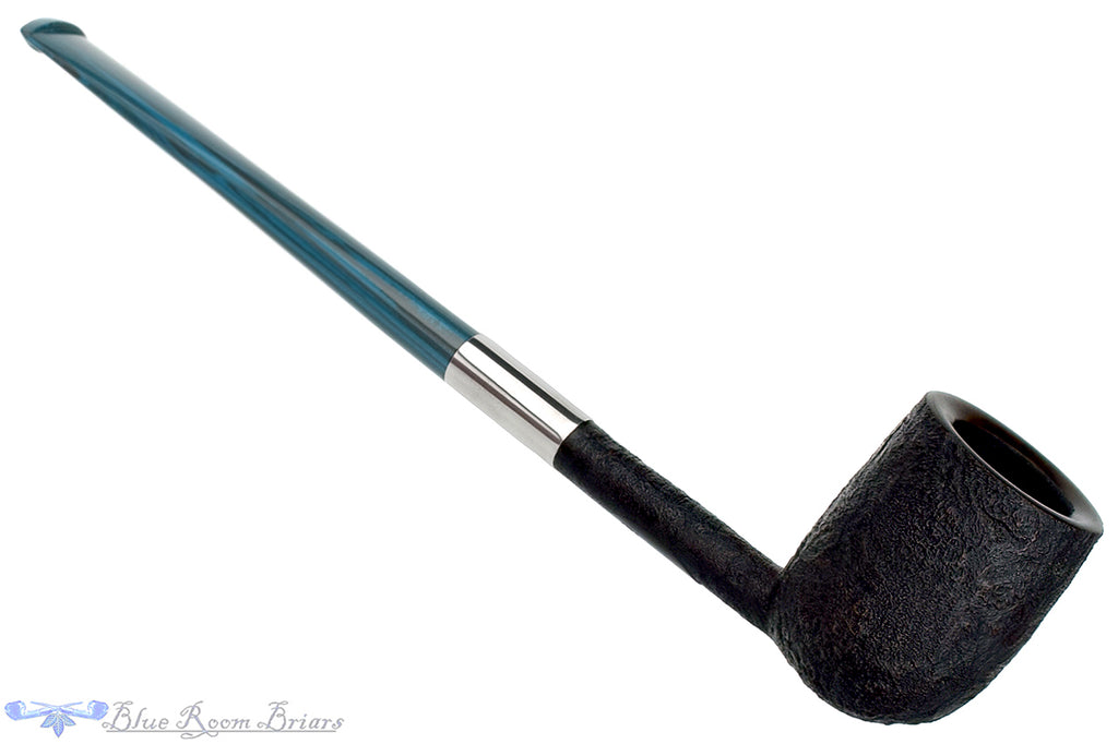 Blue Room Briars is Proud to Present this Scottie Piersel Pipe "Scottie" Sandblast Bing with Silver
