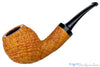 Blue Room Briars is proud to present this Jerry Crawford Pipe 1/4 Bent Golden Ring Blast Egg