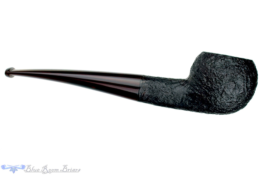Blue Room Briars is proud to present this Jerry Crawford Pipe Black Blast Squat Apple with Brindle