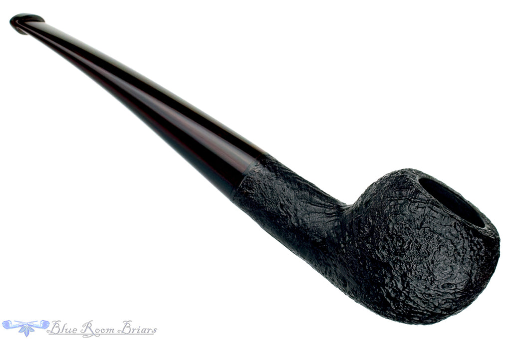 Blue Room Briars is proud to present this Jerry Crawford Pipe Black Blast Squat Apple with Brindle