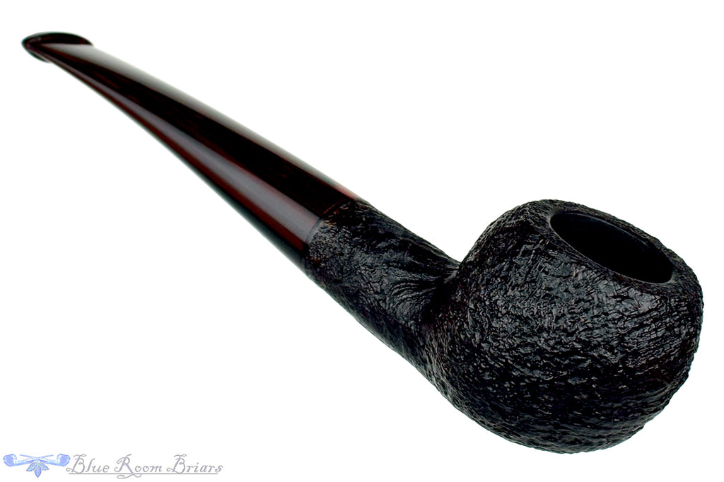 Blue Room Briars is proud to present this Jerry Crawford Pipe Black Blast Squat Apple with Brindle