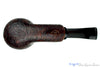 Blue Room Briars is proud to present this Jerry Crawford Pipe 1/4 Bent Mahogany Blast Egg with Smooth Shank Cap