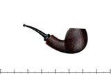 Blue Room Briars is proud to present this Jerry Crawford Pipe 1/4 Bent Mahogany Blast Egg with Smooth Shank Cap