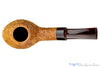 Blue Room Briars is proud to present this Clark Layton Pipe 1/2 Bent Tan Blast Strawberry Wood Volcano with Brindle