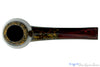 Blue Room Briars is Proud to Present this Andrea Gigliucci Pipe 1/4 Bent Bulldog with Brindle Stem