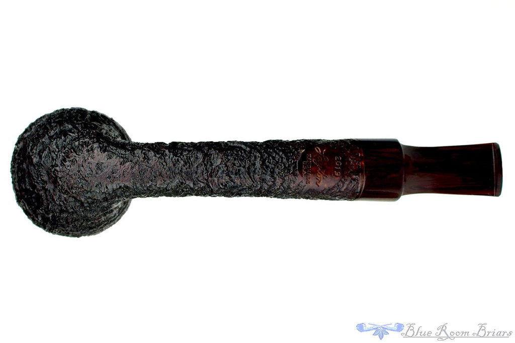 Blue Room Briars is proud to present this Clark Layton Pipe Ring Blast Long Shank Strawberry with Brindle