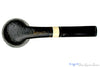 Blue Room Briars is Proud to Present this Charl Goussard Pipe 1/4 Bent Partial Sandblast Rhodesian with Faux Ivory and Plateau