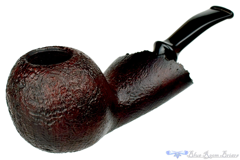 Blue Room Briars is Proud to Present this RC Sands Pipe 1/4 Bent Sandblast Apple with Plateau
