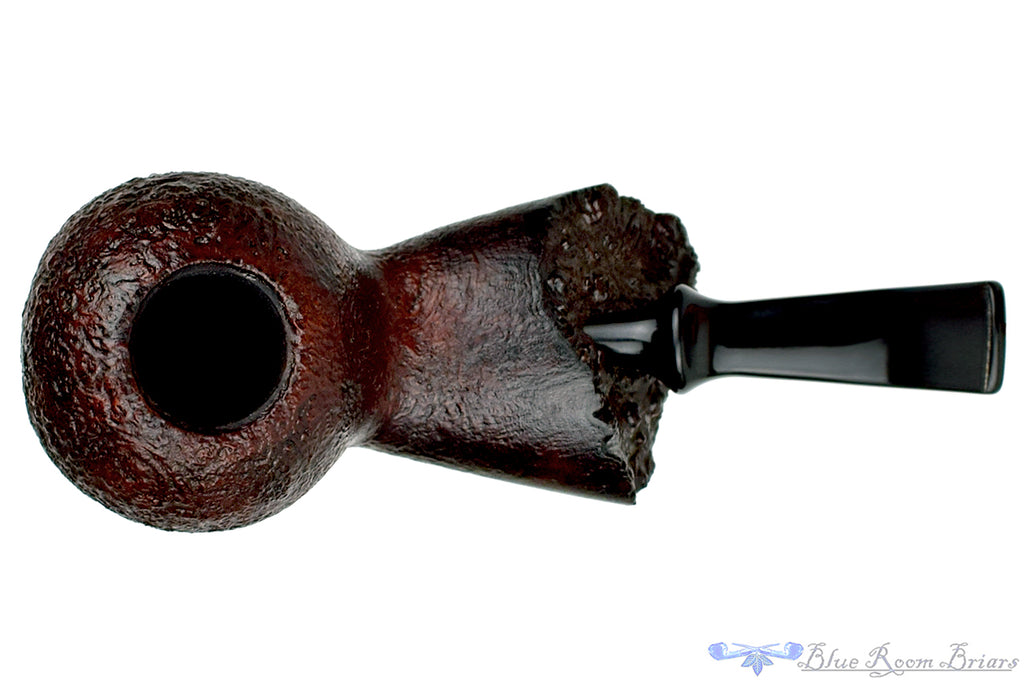 Blue Room Briars is Proud to Present this RC Sands Pipe 1/4 Bent Sandblast Apple with Plateau