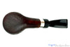 Blue Room Briars is proud to present this Hilson New Horizon 301 3/4 Bent Sandblast Egg (9mm Filter) with Silver Estate Pipe