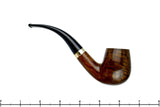Blue Room Briars is proud to present this Jobey Charcoal Filter 145X 1/2 Bent Billiard with 14k Gold Filled Band Estate Pipe