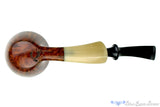 Blue Room Briars is proud to present this Nate King Pipe 548 High-Contrast Dublin with Horn
