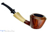 Blue Room Briars is proud to present this Nate King Pipe 548 High-Contrast Dublin with Horn